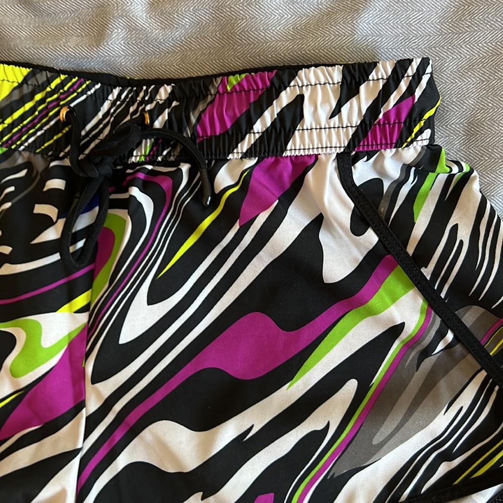Fabletics Colorful Patterned Running Shorts - image 2